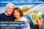 Calendario de pagos ANSES marzo 2026 jubilados argentinos y aumento actualizado