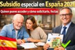 Subsidio especial en España 2026 requisitos fechas clave y proceso de inscripción