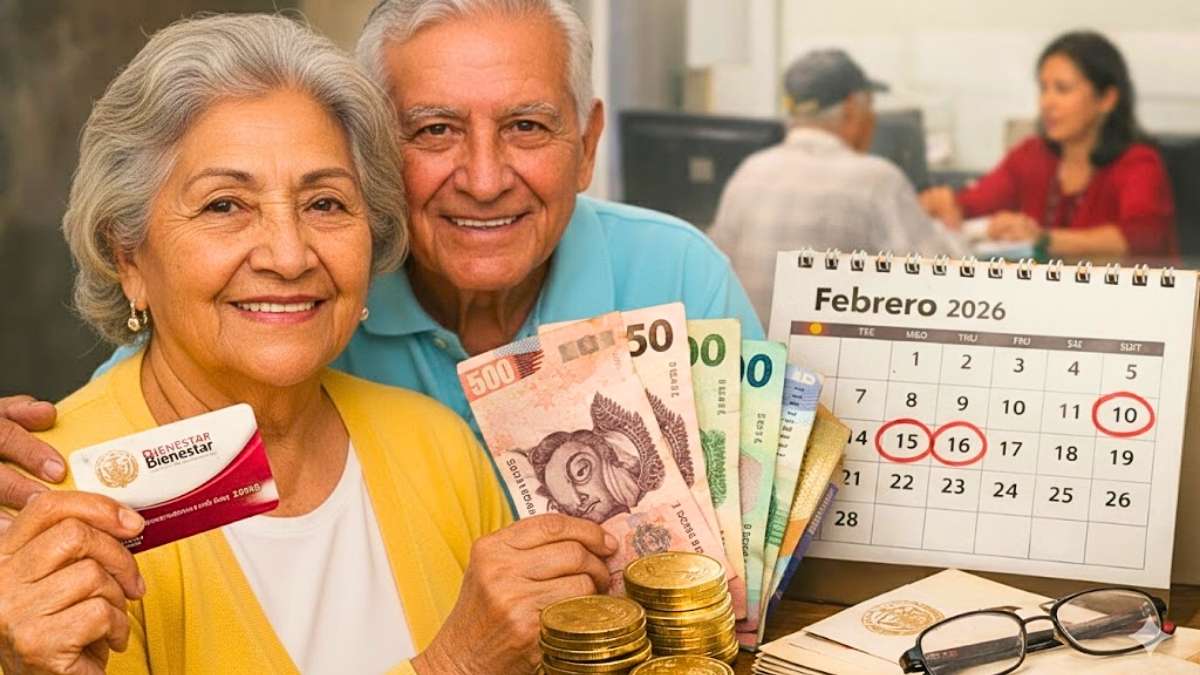 Pensión Bienestar febrero 2026 calendario oficial de pagos y monto bimestral de $6,000